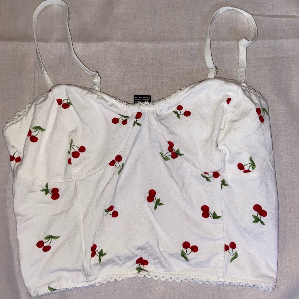 Cherry Crop Top